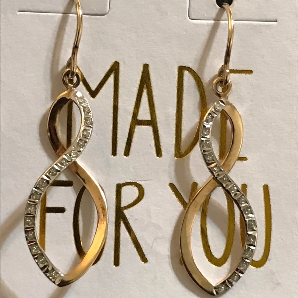 Rose Gold over Sterling Earrings